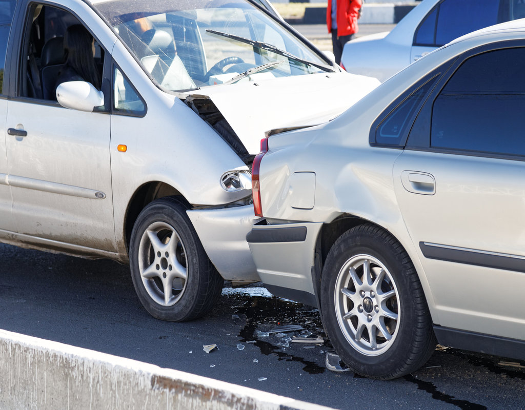 Auto accident in a company vehicle